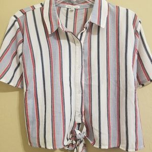 Women's striped blouse